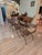 Italian Mid Century Wrought Iron and Brass Savonarola Chairs - A Set For Sale - Image 3 of 11
