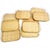 Vintage set of 9 bamboo and woven rattan tiki serving trays. This set is perfect for serving guests at a tiki luau,...