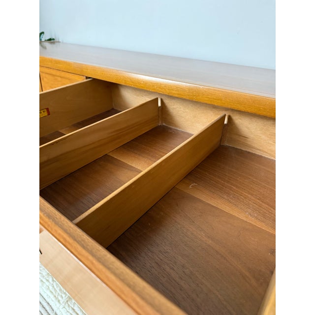 Mid 20th Century Vintage Mid Century Asian Inspired 12 Drawer Hickory Dresser by Tung Si For Sale - Image 5 of 12