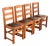 Limbert Antique Mission Oak Arts & Crafts Ladder Back Dining Chairs, Set of Four For Sale