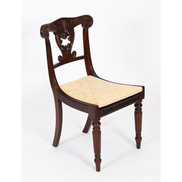 Hollywood Regency Antique Irish Regency Bar Back Dining Chairs, 1825, Set of 12 For Sale - Image 3 of 18