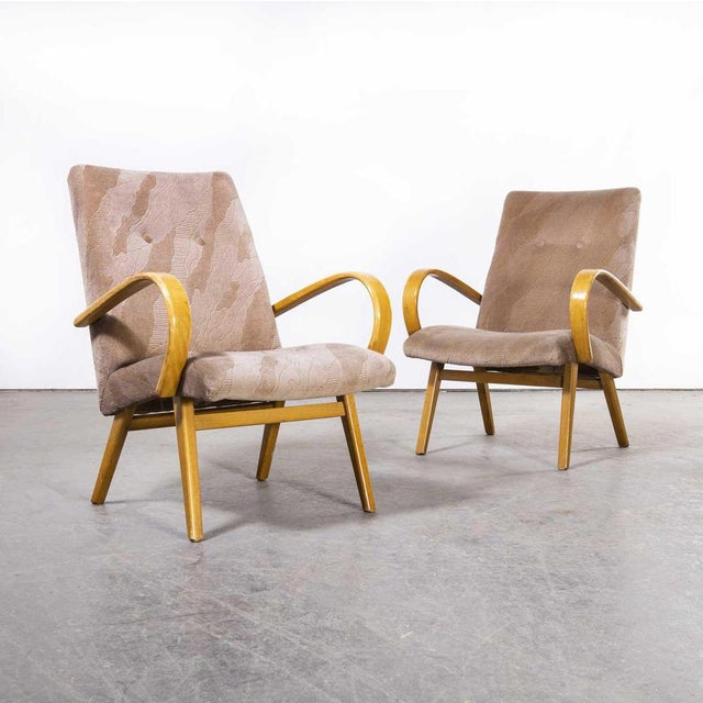 Original Armchairs from TON, 1960s, Set of 2 For Sale - Image 11 of 11