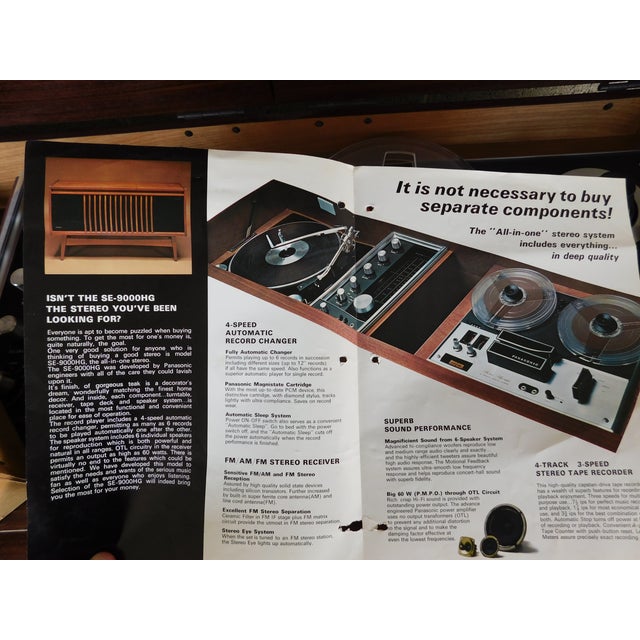 Panasonic Console Stereo System Se-9000 Hg For Sale - Image 4 of 18