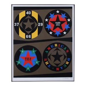 Robert Indiana, "Decade: The American Dream" Pencil Signed Lithograph