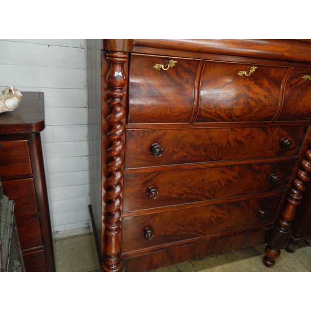 Antique Regency Mahogany Chest of Drawers For Sale - Image 15 of 18