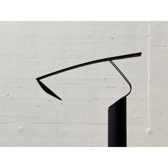 Black Dove Floor Lamp by Mario Barbaglia & Marco Colombo for Von Pal, Italy, 1980s For Sale - Image 8 of 17