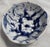 Abstract 1990s Blue and White Ceramic Bowl Made on the Wheel in the style of Jackson Pollock For Sale - Image 3 of 4