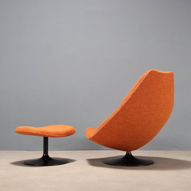 Set of F588 Chair with Ottoman by Geoffrey Harcourt for Artifort For Sale - Image 11 of 15