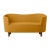 Orange and smoked oak raf simons vidar 3 mingle sofa by Lassen Dimensions: W 154 x D 68 x H 74 cm Materials: textile, oak....