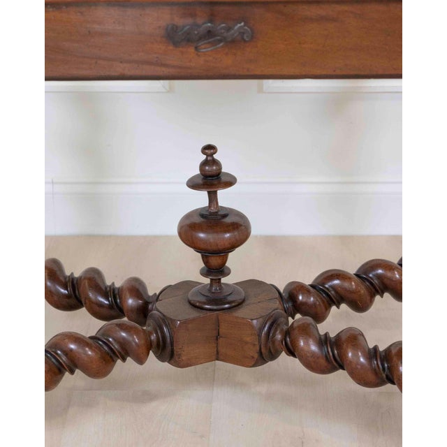 French 19th Century Louis XIII Style Walnut Table For Sale - Image 4 of 9