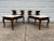 Mid Century Modern Walnut and Faux Marble Two-Tiered Side End Tables- Set of 2 For Sale - Image 6 of 12
