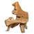 Sanded smooth natural freeform teak root chair. Artistic functional one of a kind art. Great indoors or out. When left...