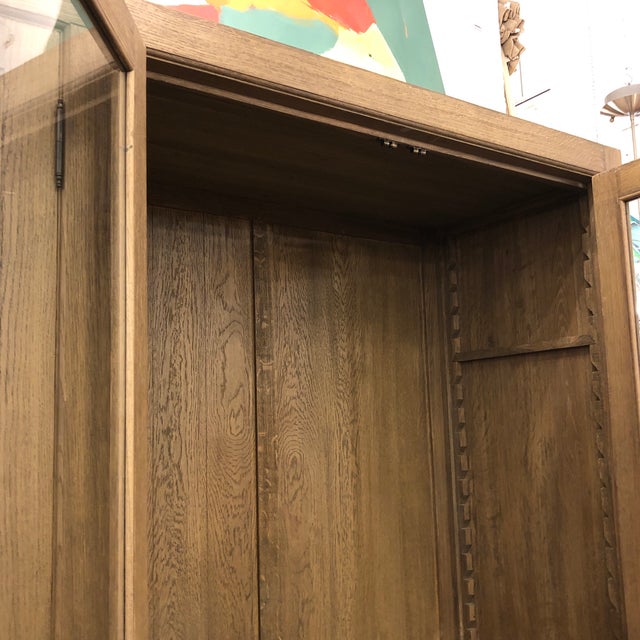 Restoration Hardware 20th C. Display English Brass Bar Pull Glass 4