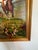 English Fox Hunting Scene Oil Painting on Canvas, Horses & Hounds, Signed For Sale - Image 4 of 9