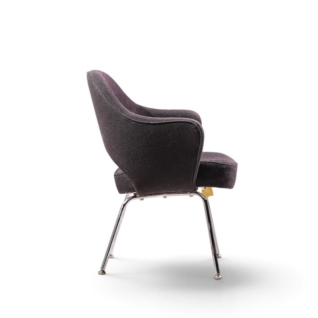 Silver Eero Saarinen for Knoll Mid Century Executive Dining Chair For Sale - Image 8 of 10