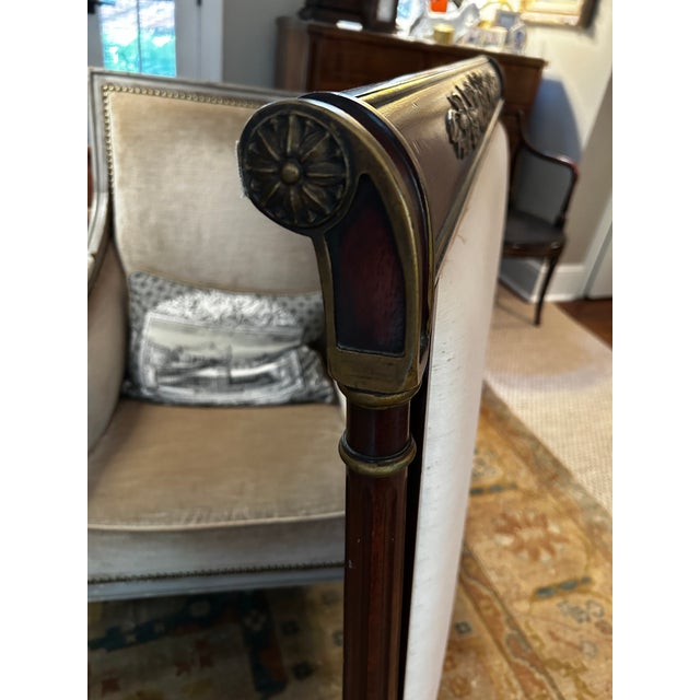 Mid 20th Century Vintage Pair of Mahogany Twin Headboards by John Widdicomb For Sale - Image 5 of 10