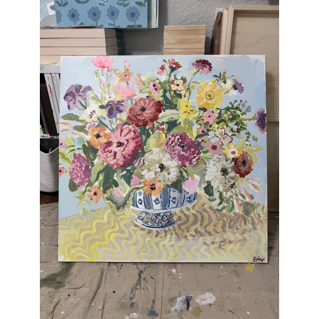 Floral Bouquet Painting For Sale - Image 11 of 13