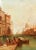 This is a beautiful oil on canvas painting of the view of the The Grand Canal in Venice by the renowned British artist...
