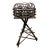 Early 20th Century Adirondack Bentwood Early American Wood With Accent Painted Planter For Sale