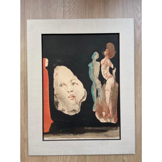 Rare lithograph by surrealist artist Leonor Fini. This signed print is in perfect condition and from a very searched...