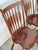 Late 20th Century Vintage Harden Solid Wood Dining Chairs Set of 6 Spindle Back Turned Legs For Sale - Image 5 of 12