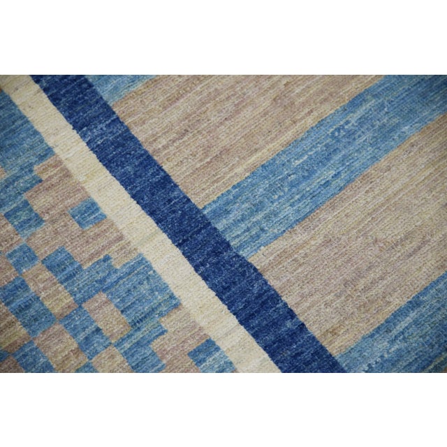 Turkish Modern Turkish Oushak Rug 9'10" x 12'1" For Sale - Image 3 of 10