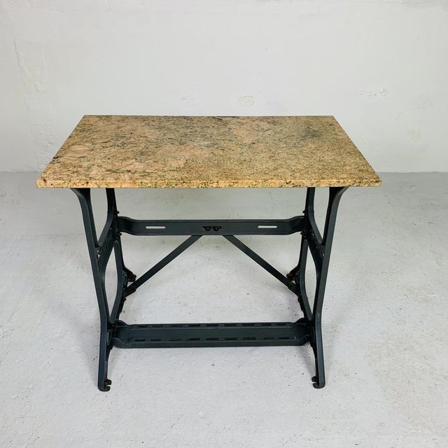 Garden Table with Marble Top, 1950s For Sale - Image 18 of 18