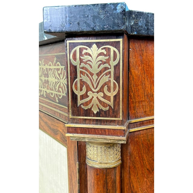 Regency Rosewood Breakfront Side Cabinet, 1815 For Sale - Image 15 of 18