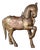 Horse Sculpture, Wood, Brass and Copper Sheet Metal For Sale