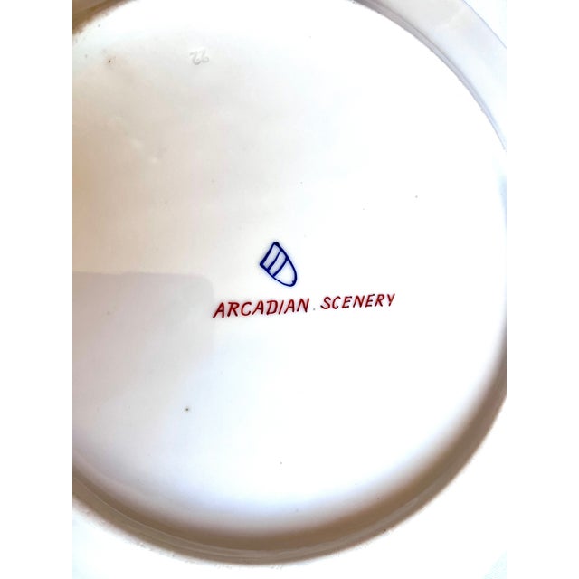 Royal Blue Antique Royal Vienna Porcelain 10.5" Cabinet Plate by H. Seele — "Arcadian Scenery" For Sale - Image 8 of 10