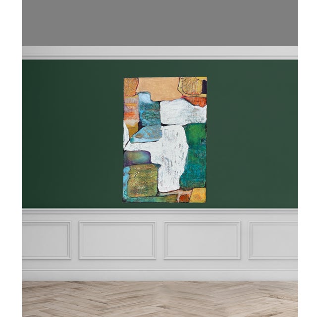 "Reconstruction of Memory" Original Oil Abstract Painting by Artist Sonia Gold For Sale - Image 12 of 13