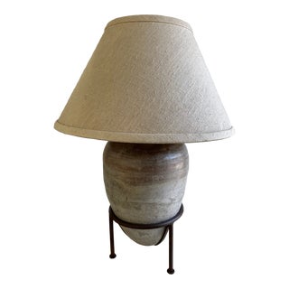 1990s Bruce Eicher Colonial Urn Table Lamp For Sale