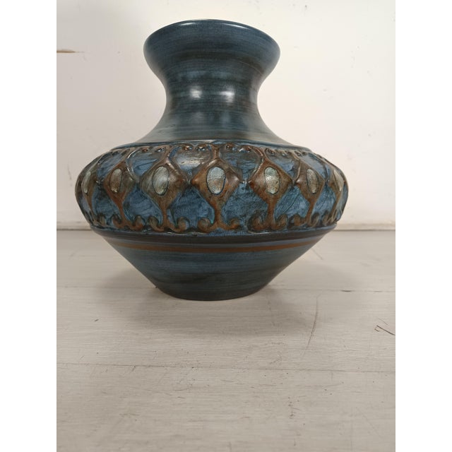 Vintage Ceramic Vase from Jean De Lespinasse, 1950s For Sale - Image 4 of 13