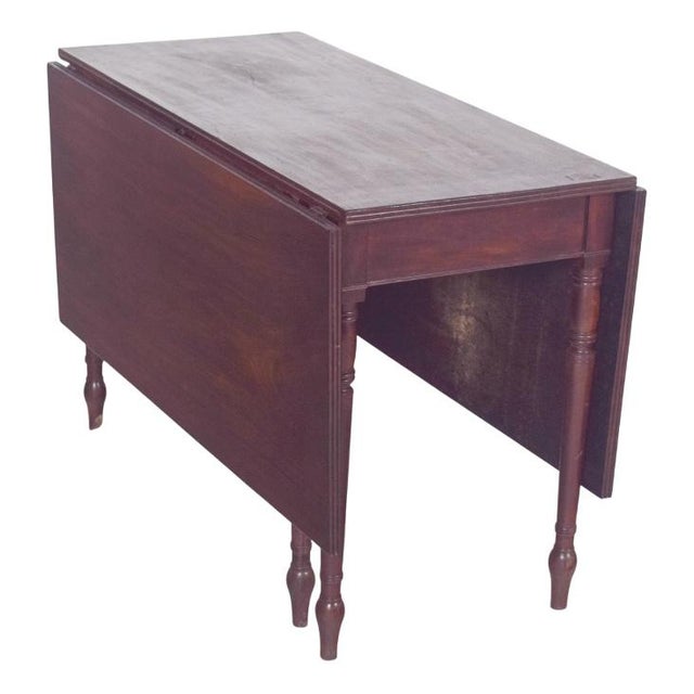 Brown Portuguese Flip Flap Square-Topped Table, 1920s For Sale - Image 8 of 8