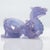 Brown, Green, Clear and Violet Art Glass Dragon Sculptures from Daum, France, 1970s For Sale - Image 3 of 18