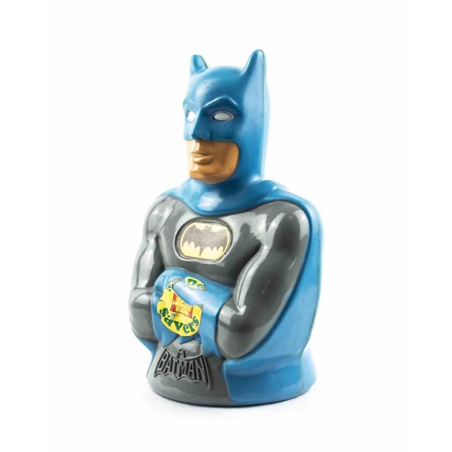 Batman money saver is an original decorative object realized in the 1970s\. This unique object is a vintage money saver in...