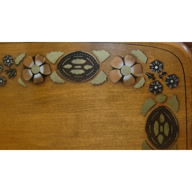 Beige 1970s Vintage Ethan Allen Tea Cart For Sale - Image 8 of 12