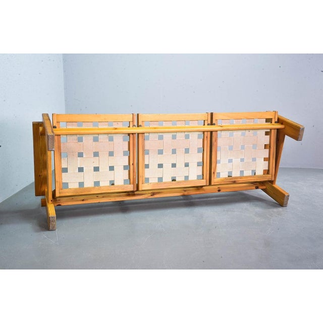 1970s Three-Seater Dymling Sofa in Pinewood by Yngve Ekström for Swedese, 1970s For Sale - Image 5 of 18