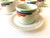 Contemporary Memphis Style Vintage Studio Nova Fire&Ice Series Cup and Saucer Set of 7 For Sale - Image 3 of 3
