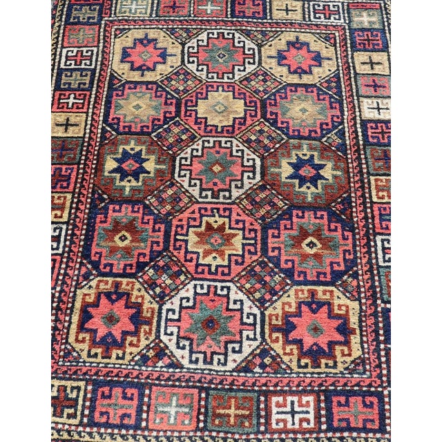 Antique Caucasian Kazak Rug with All-Over Tribal Design Keivan Woven Arts. Keivan Woven Arts / rug X23-1206-204, country...