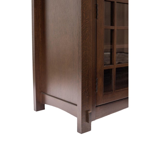 Elevate your home decor with the Craftsman Mission Solid Oak Sideboard - 65". Designed in the Arts Crafts / Mission /...