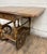 Vintage Oak Drop Leaf Bar Cart Tea Cart For Sale - Image 4 of 13