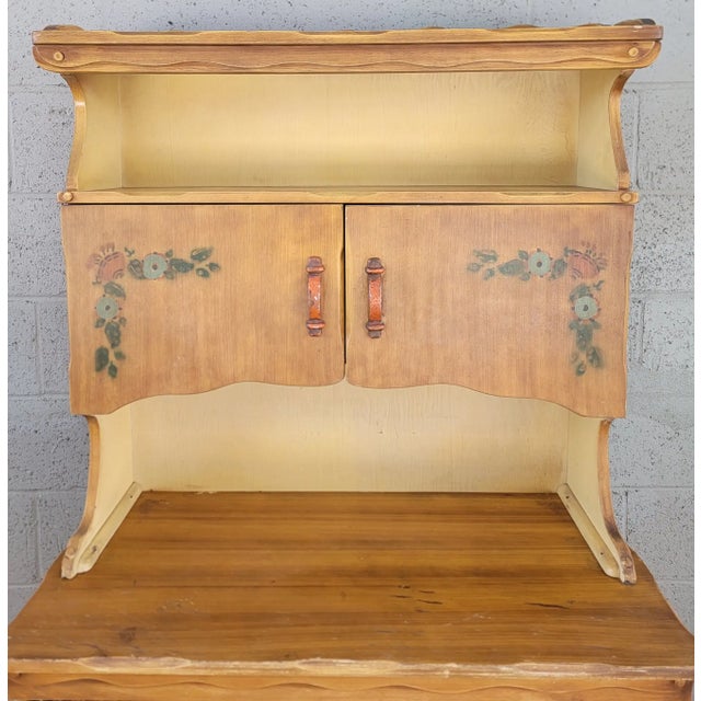Monterey Furniture Monterey Style California Rancho Cupboard by La-Fiesta. 1930's For Sale - Image 4 of 16