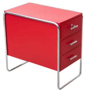 Vintage Bauhaus Tubular Steel Drawers from Mücke-Melder, CZK, 1930