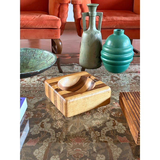 Mid-Century Wood Vide Poche Bowl, Italy Ca. 1970 For Sale - Image 14 of 14