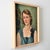 Postmodern French Vintage Portrait Painting by Combrisson For Sale - Image 3 of 9