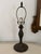 Metal Vintage Mid 20th Century Tiffany Style Stained Glass Table Lamp For Sale - Image 7 of 11
