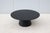 Fabulous, minimalist Reverse round occasional/coffee table in matte black finish, designed by Piergiorgio Cazzaniga for...