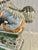 Vintage Famille Verte Chinoiserie Porcelain Foo Dog Guardian Lion With Ball For Sale - Image 11 of 12