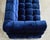 Todd Merrill Custom Blue Velvet Sectional Sofa and Ottoman For Sale - Image 12 of 18